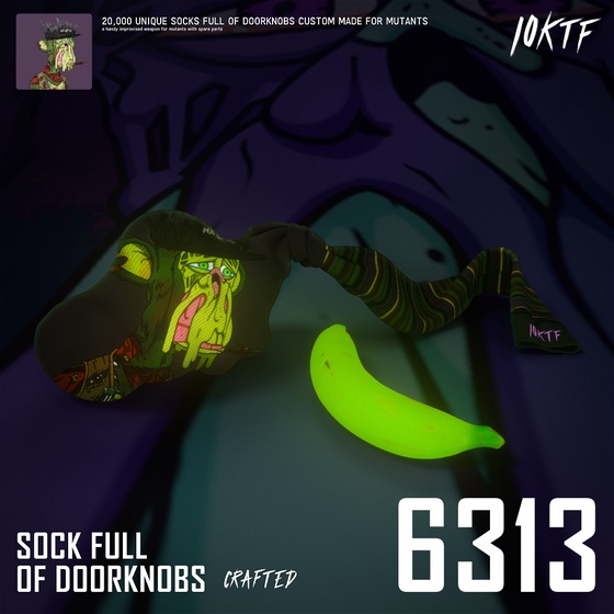 Mutant Sock Full of Doorknobs #6313