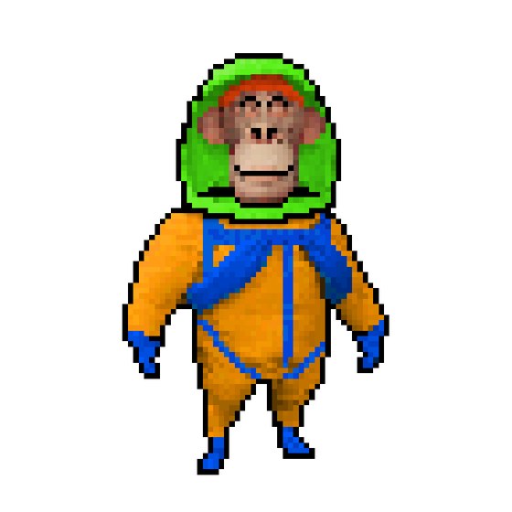 Pixel Radioactive Ape #1112