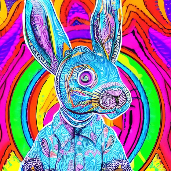 Psychedelic Rabbids #286