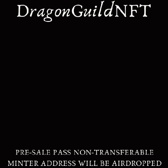 DragonGuildNFT Pre-Sale