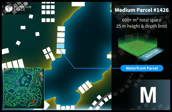 Medium #1426 (M) parcel in Somnium Space