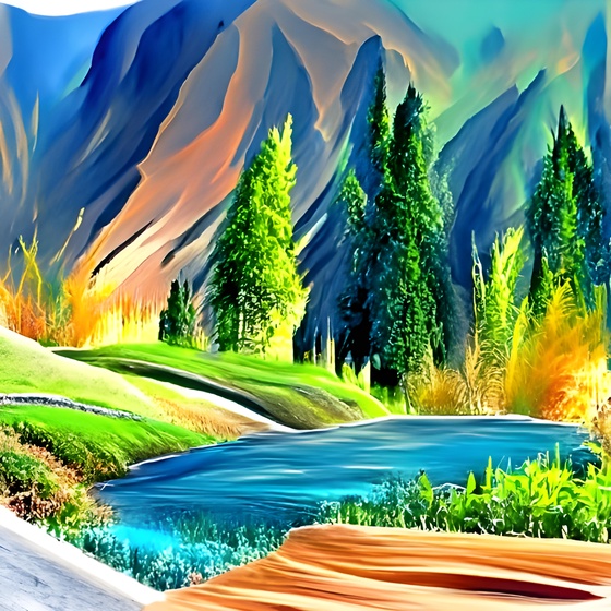 Why is the landscape satisfying?