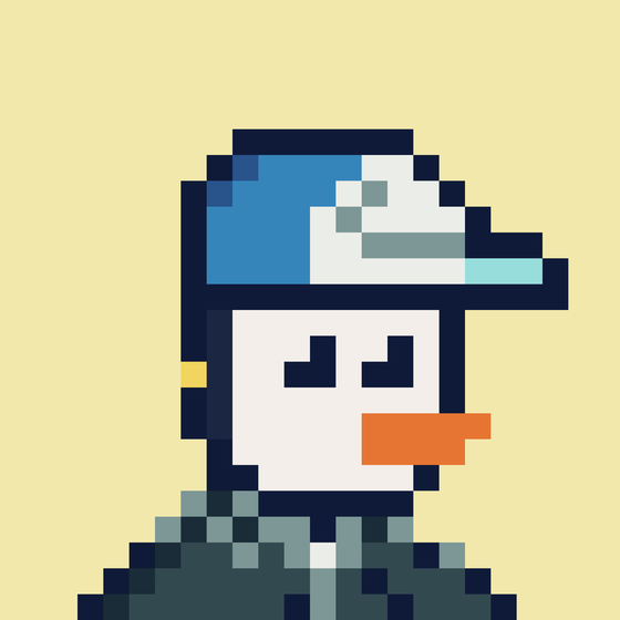 8bit Penguin Chad #124