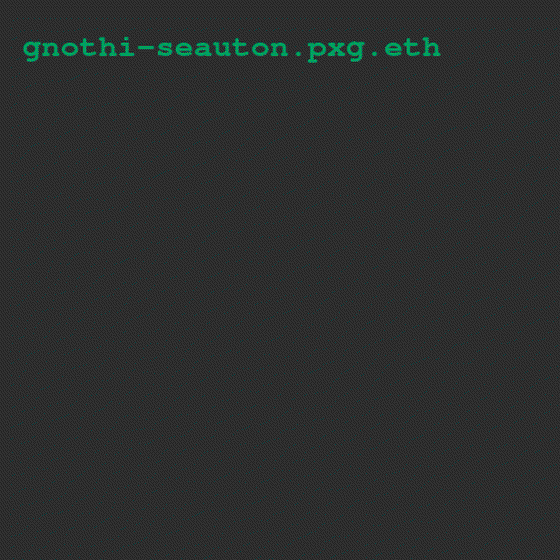 gnothi-seauton.pxg.eth