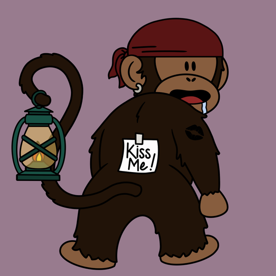 Kiss Me Monkey #996