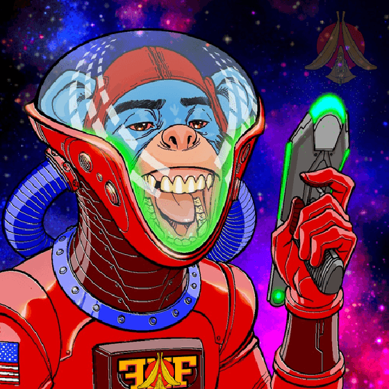 Funky Monkey Space Force #91
