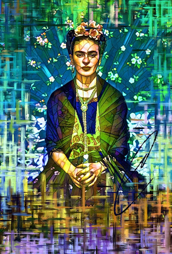 Vitral Frida