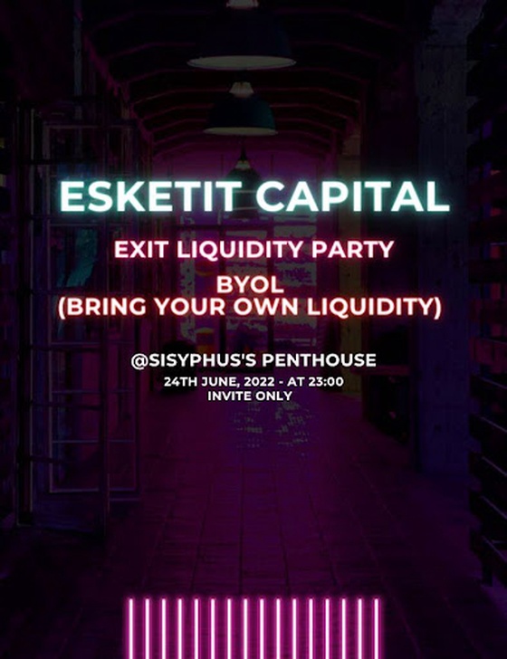 EXIT LIQUIDITY INVITATION - ADMIT 1