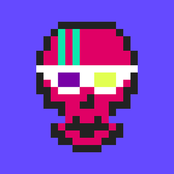 Cyber CryptoSkull #62