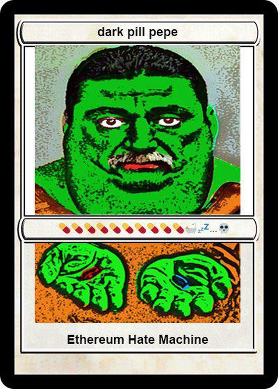 DARKPILLPEPE- Series 1, Card 17- (29 issued)