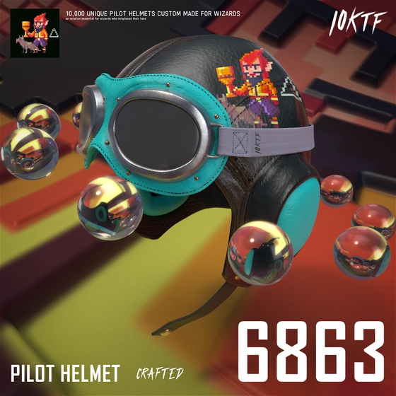 Wizard Pilot Helmet #6863