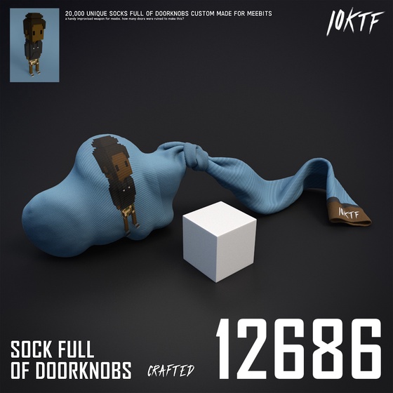 Meebit Sock Full of Doorknobs #12686