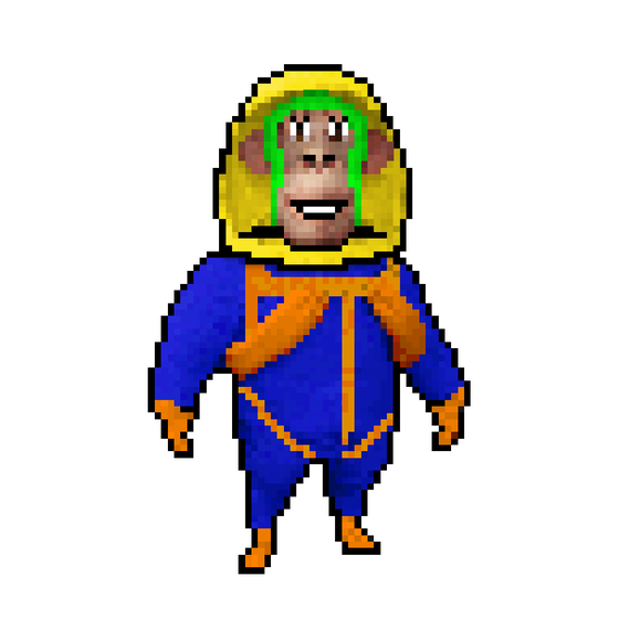 Pixel Radioactive Ape #54