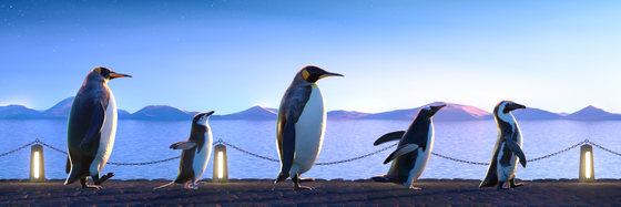 Five Penguins #2995