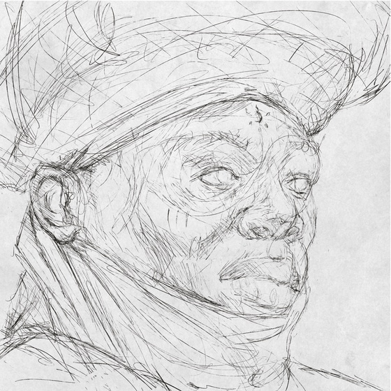 Study of Solomon Drawing 