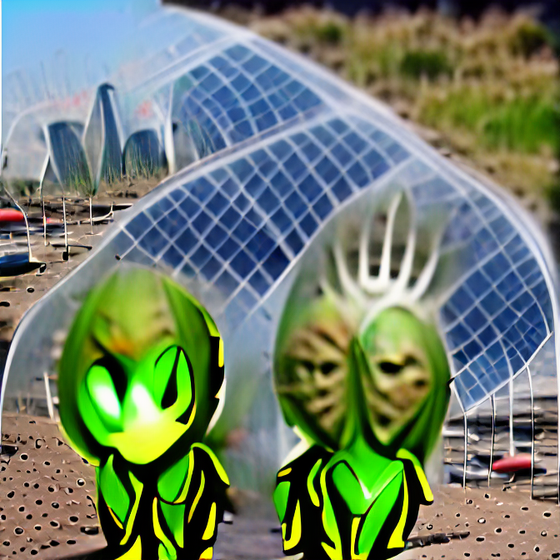 Solarpunk Aliens