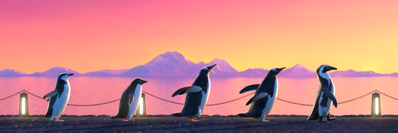 Five Penguins #2655