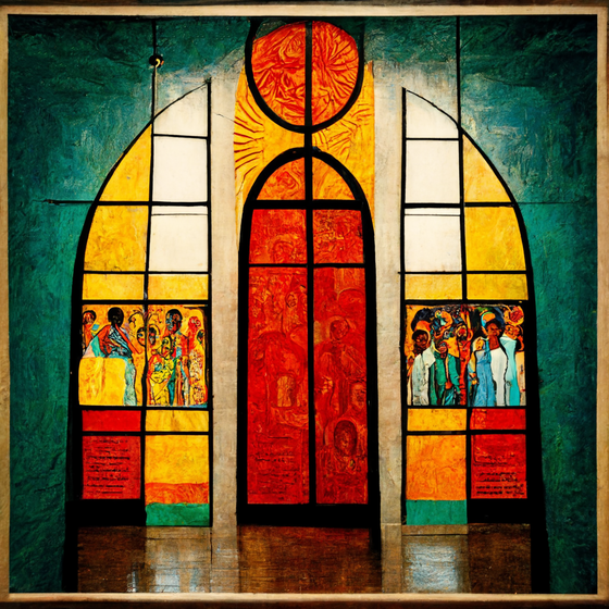 A journey into the light by Faith Ringgold