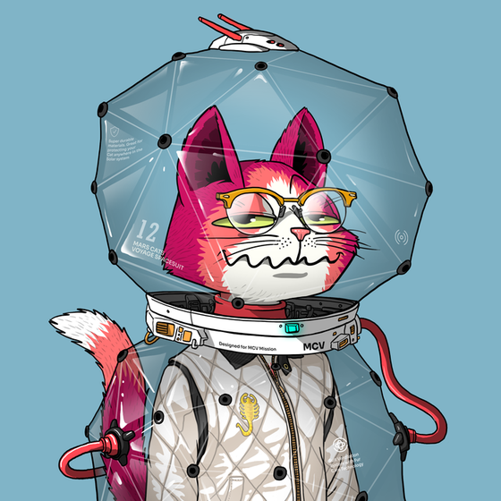 Mars Cat in Spacesuit #1439