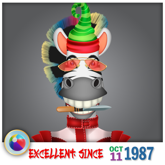 Zebra Birthday #1924