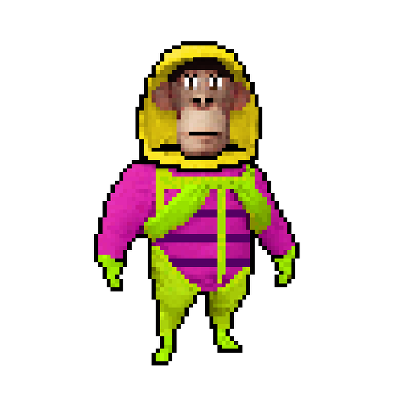 Pixel Radioactive Ape #58