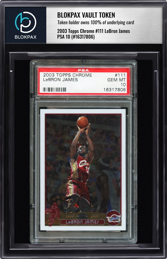 2003 Bowman LeBron James #111 - PSA 10 (Cert: 16317806)