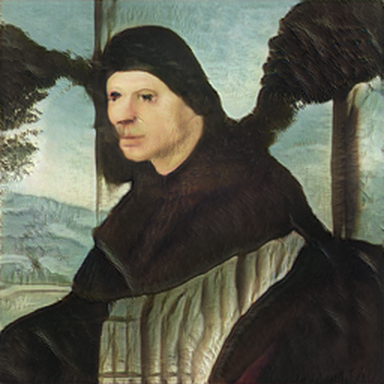 Portrait Of A Winged Hunchback, by LeoN Daivinci