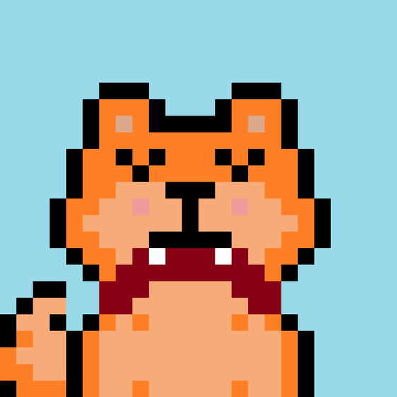 Pixelated Shiba Inu #6061