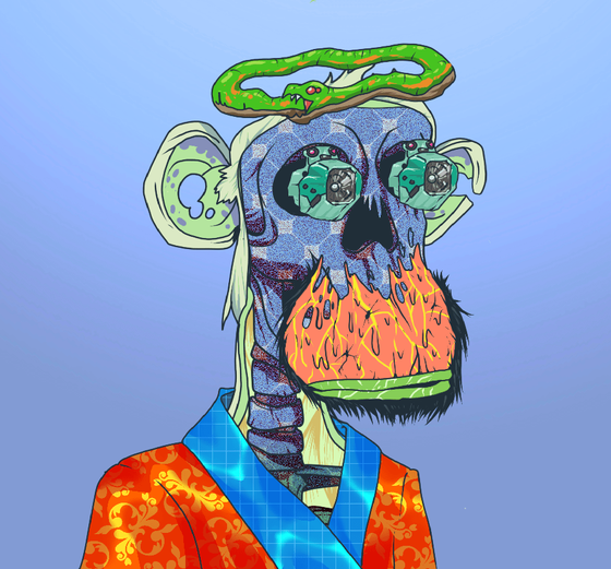 Skull APE YachtClub#5161