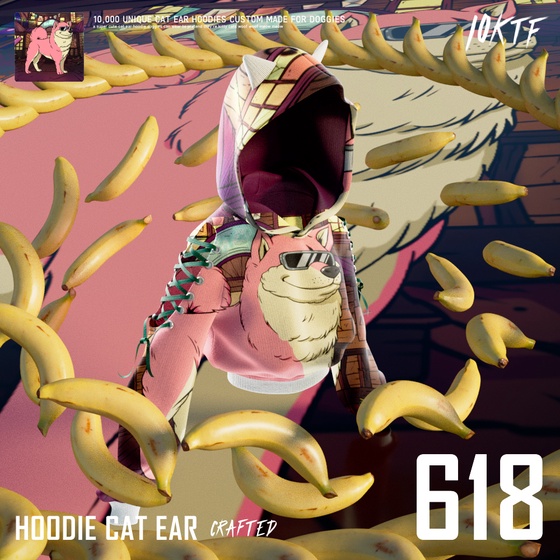 Kennel Cat Ear Hoodie #618