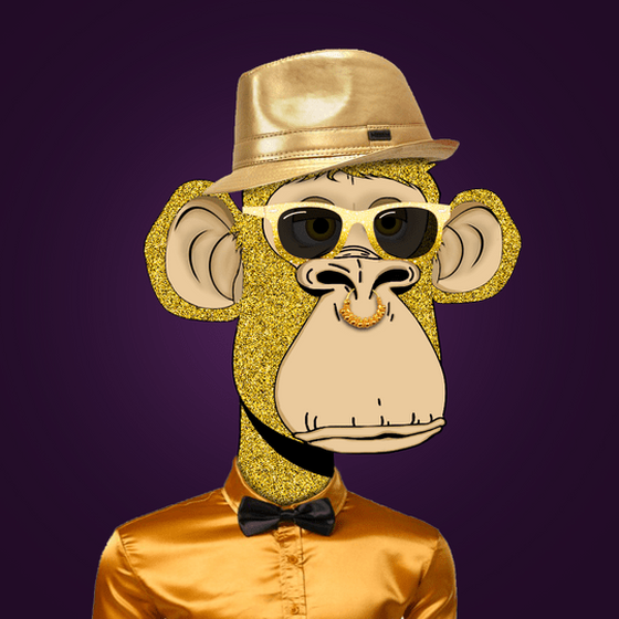 Golden Bored Ape