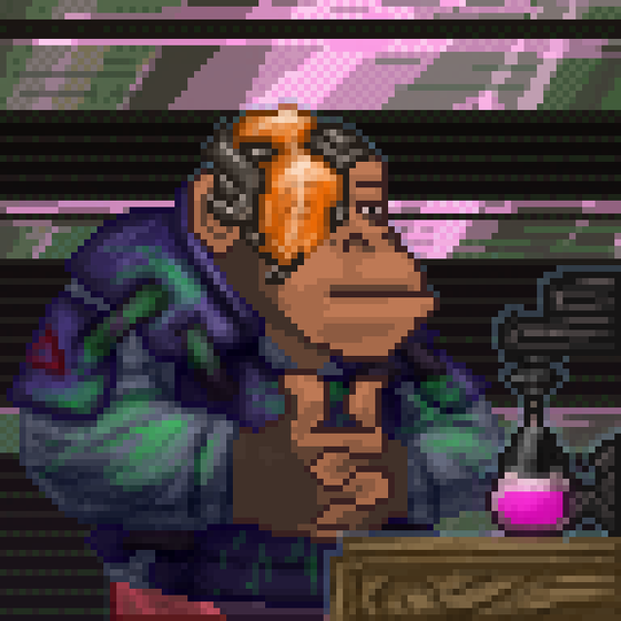 Cyberpunk Ape Executives #166