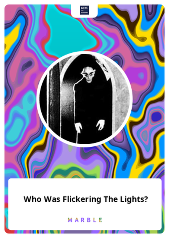 Who Was Flickering The Lights?