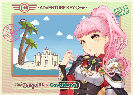 DigiDaigaku Genesis Adventure Key Castaways #1871 - Athena