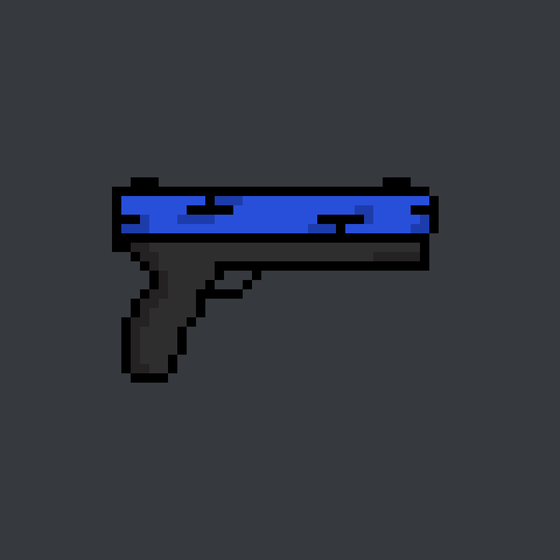 Blue Pistol 702