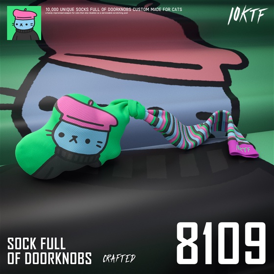 Cool Sock Full of Doorknobs #8109