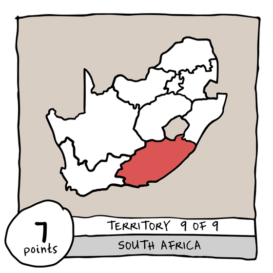 Territory 9/9 - South Africa (Eastern Cape)