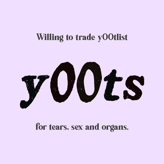 I didn't make the y00tlist so I'll trade this instead #662