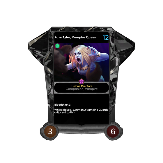 Rose Tyler, Vampire Queen - Black Diamond Frame