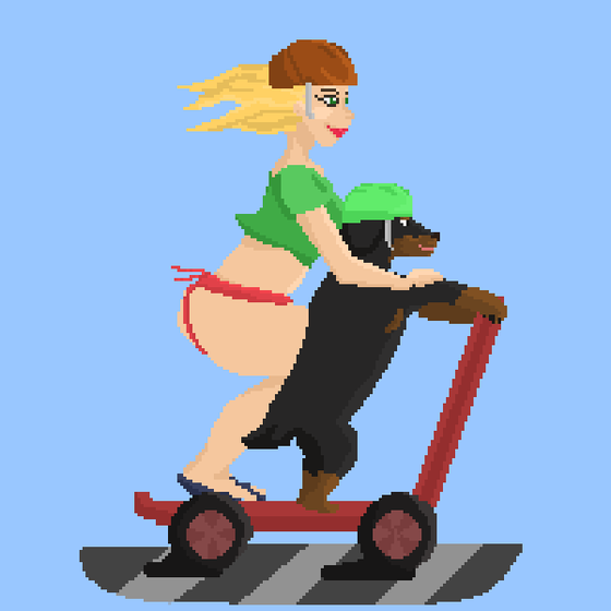 Bad Bitches On A Scooter #1135