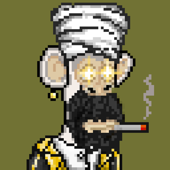 The Bored Pixel Ape Saudis #2418