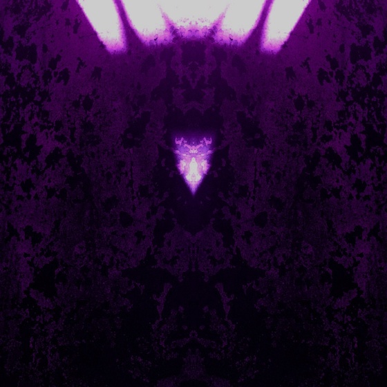 Purple Ink Blot Bat