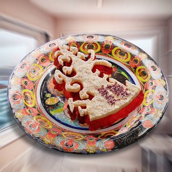 Ketchup Plate Pie Key 16