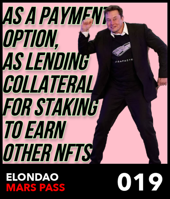 ElonDAO Pass #19