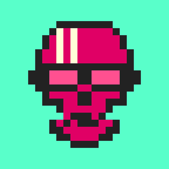 Cyber CryptoSkull #556