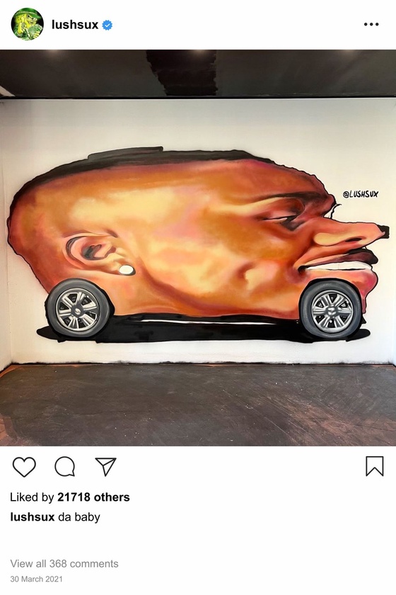 Lushsux #4275 - Mural DaBaby