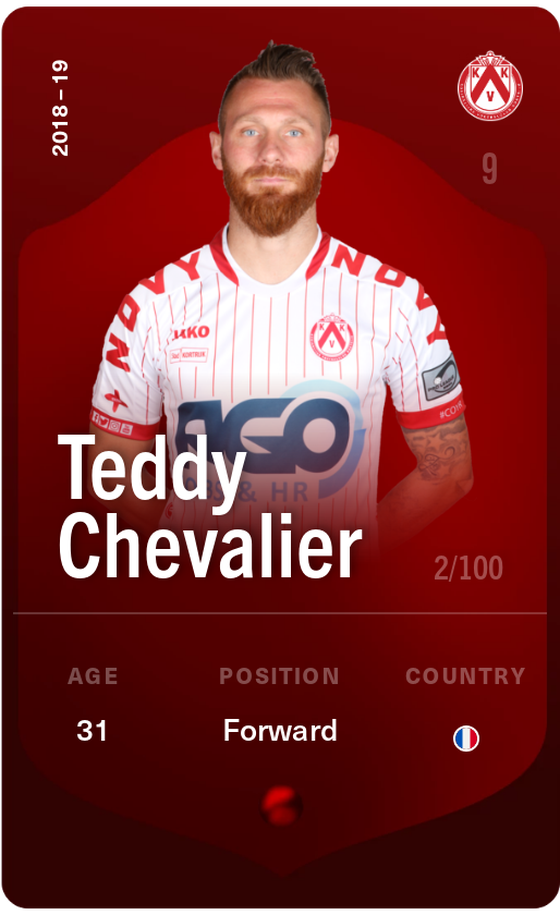 Teddy Chevalier 2018-19 • Rare 2/100