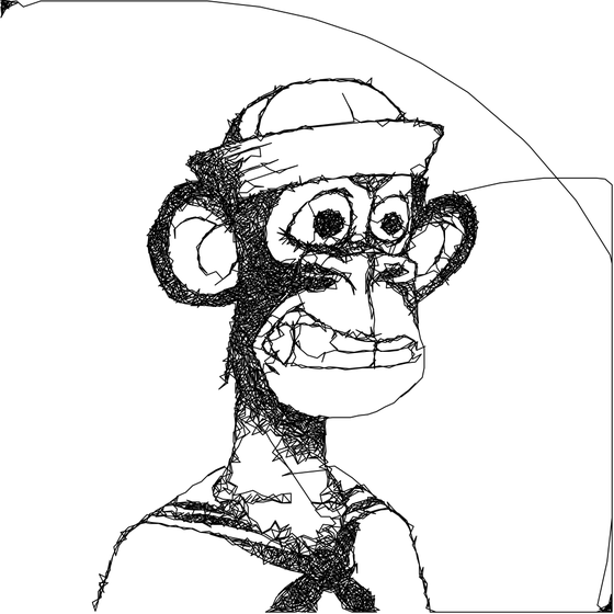 Scrubby Ape Artwork #3058