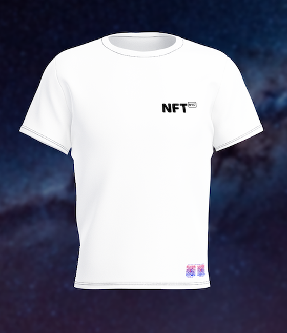 NFT.NYC x Uniqly - NFT-Shirt White #1986