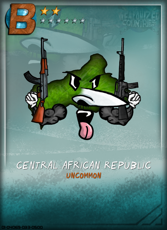 Weaponized Countries #4069 Central African Republic